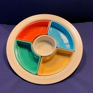 Vintage Fiestaware Relish Tray